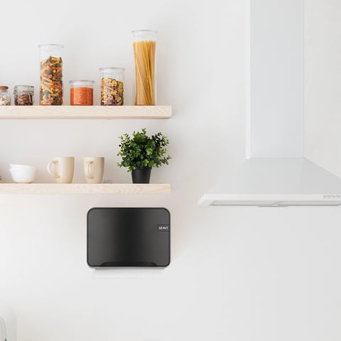 Wall Mount Mini Multifold Hand Towel Dispenser - Black