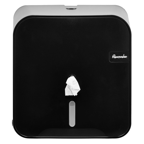 Renovelar™ Centerpull Toilet Tissue Dispenser — Commercial Wall Mount Black