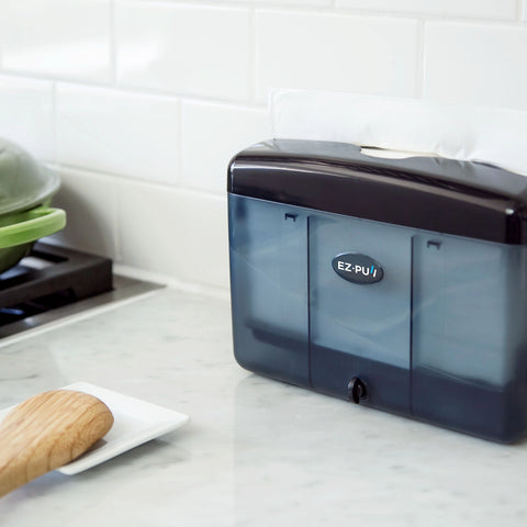 Countertop Slimfold Hand Towel Dispenser - Pearl Black