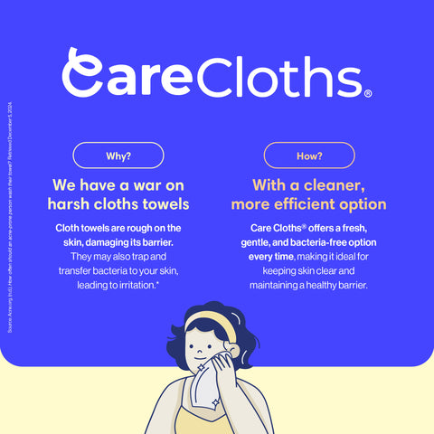 Ultra Deluxe Disposable Face Towel - MINI - 40 pc