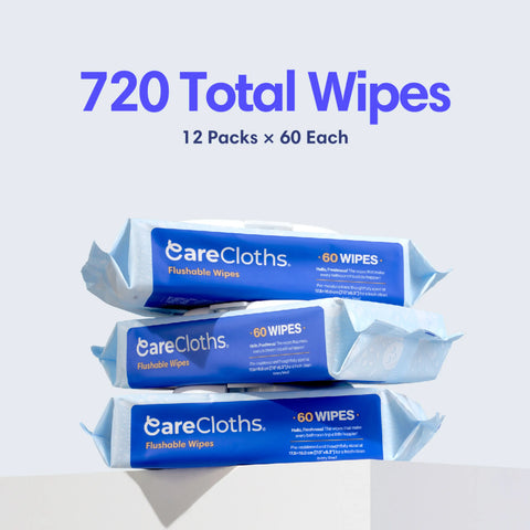 Flushable Wipes (12-Pack / 720 Wipes)