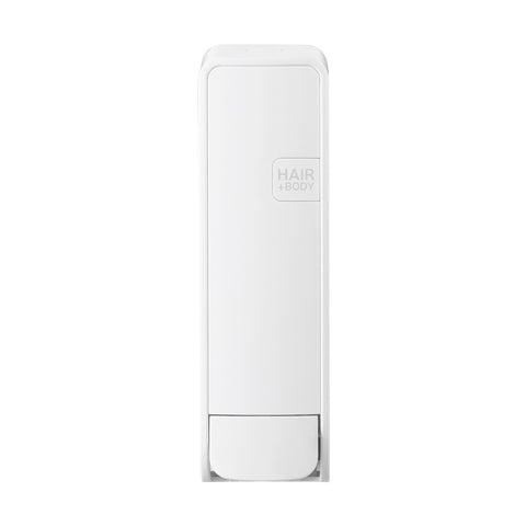 Wall Mount Hair & Body Single Shower Dispenser - White