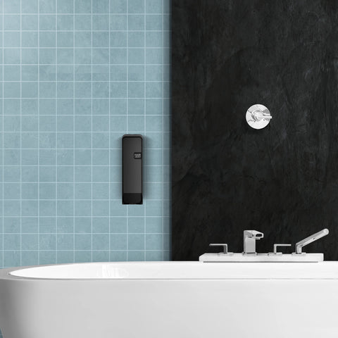 Wall Mount Hair & Body Single Shower Dispenser - Black