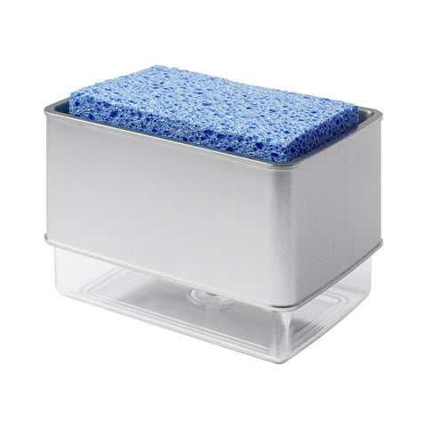 Countertop Liquid Dish Soap Dispenser with Sponge Holder
