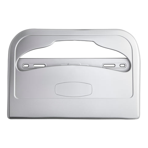 Wall Mount Half-Fold Toilet Seat Cover Dispenser - Silver