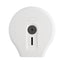Wall Mount Single 9" Jumbo Toilet Tissue Paper Dispenser - White