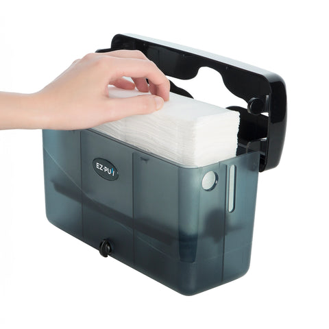 Countertop Slimfold Hand Towel Dispenser - Pearl Black