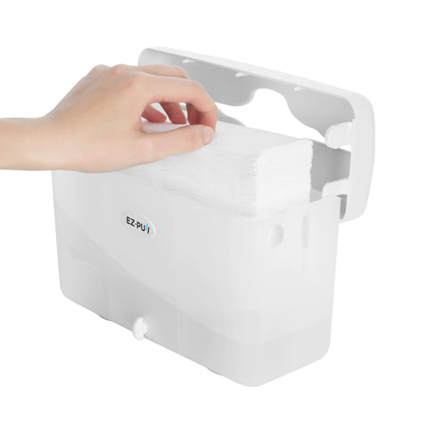 Countertop Slimfold Hand Towel Dispenser - Pearl White