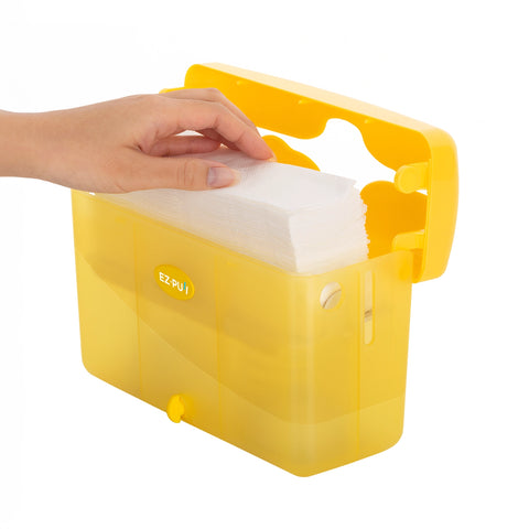 Countertop Slimfold Hand Towel Dispenser - Yellow