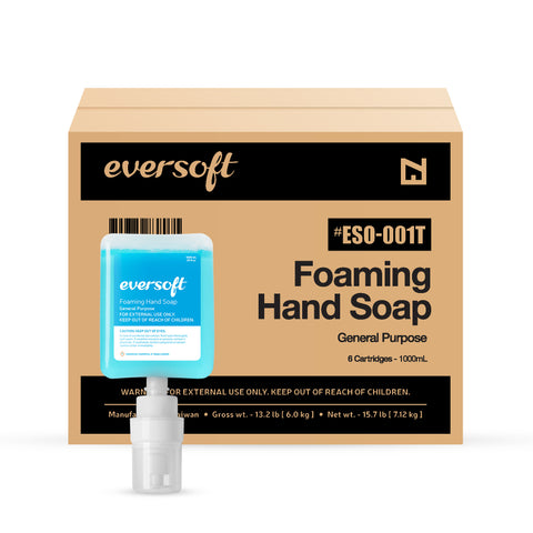 Eversoft General Purpose Foam Soap Refill - 6 x 1000ml