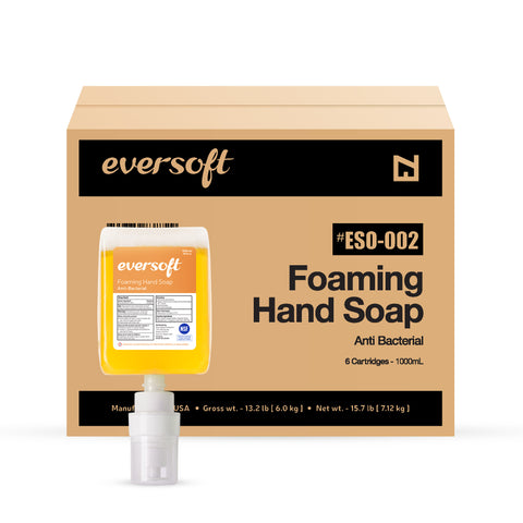 Eversoft Anti-Bacterial Foam Soap Refill - 6 x 1000ml