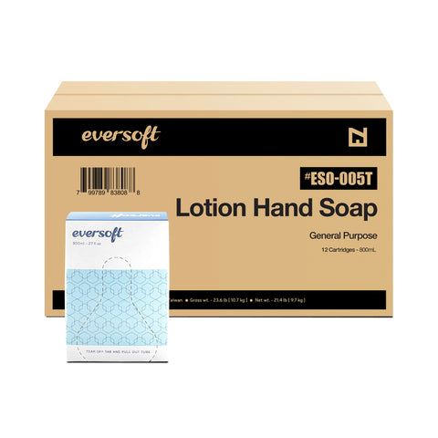 Eversoft General Purpose Lotion Hand Soap Refill - 12 x 800ml