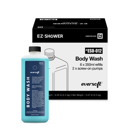 Eversoft Refreshing Body Wash Refill - 6 x 350ml