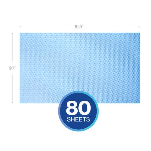 Heavy-Duty Cleaning Cloths - Pop Up Box - 80 Sheets [X80]