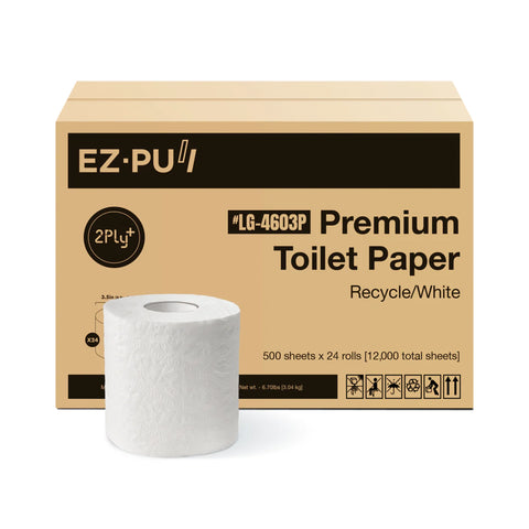 Recycled 2-Ply Bath Tissue - 24 x 500sheets